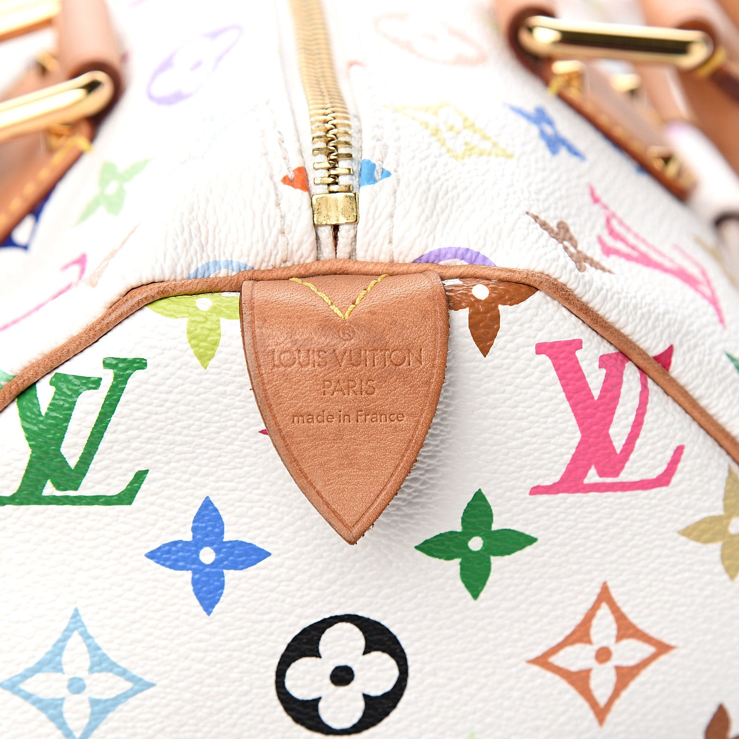 Louis Vuitton Monogram Multicolor Speedy 30 White 5 of 10