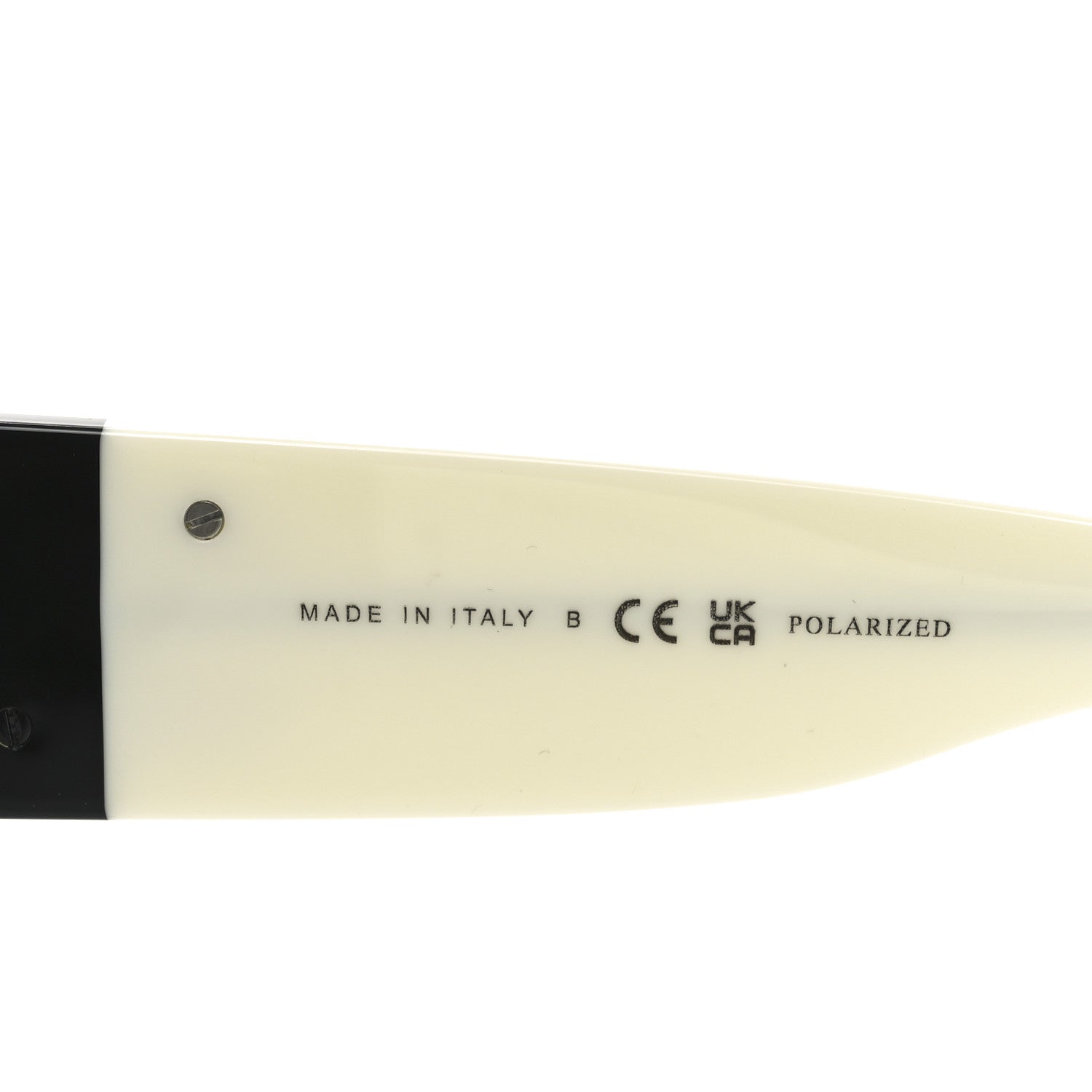 Chanel Acetate Polarized Rectangle Sunglasses 5525-A Black White 6 of 6