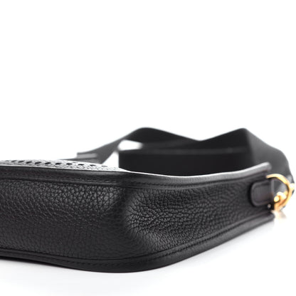 Hermes Taurillon Clemence Evelyne TPM Black 9 of 11