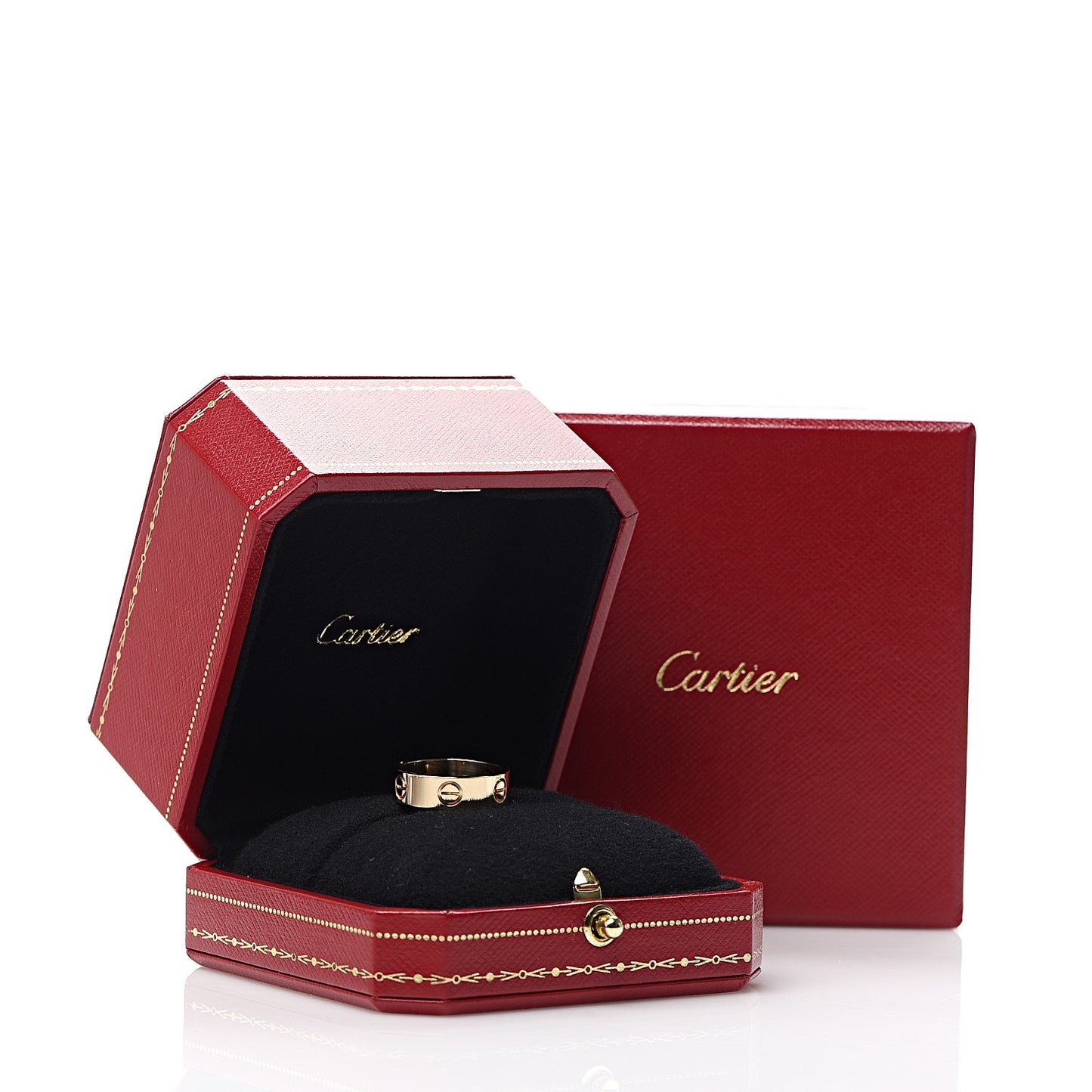 18K Yellow Gold 5.5mm LOVE Ring 51 5.75