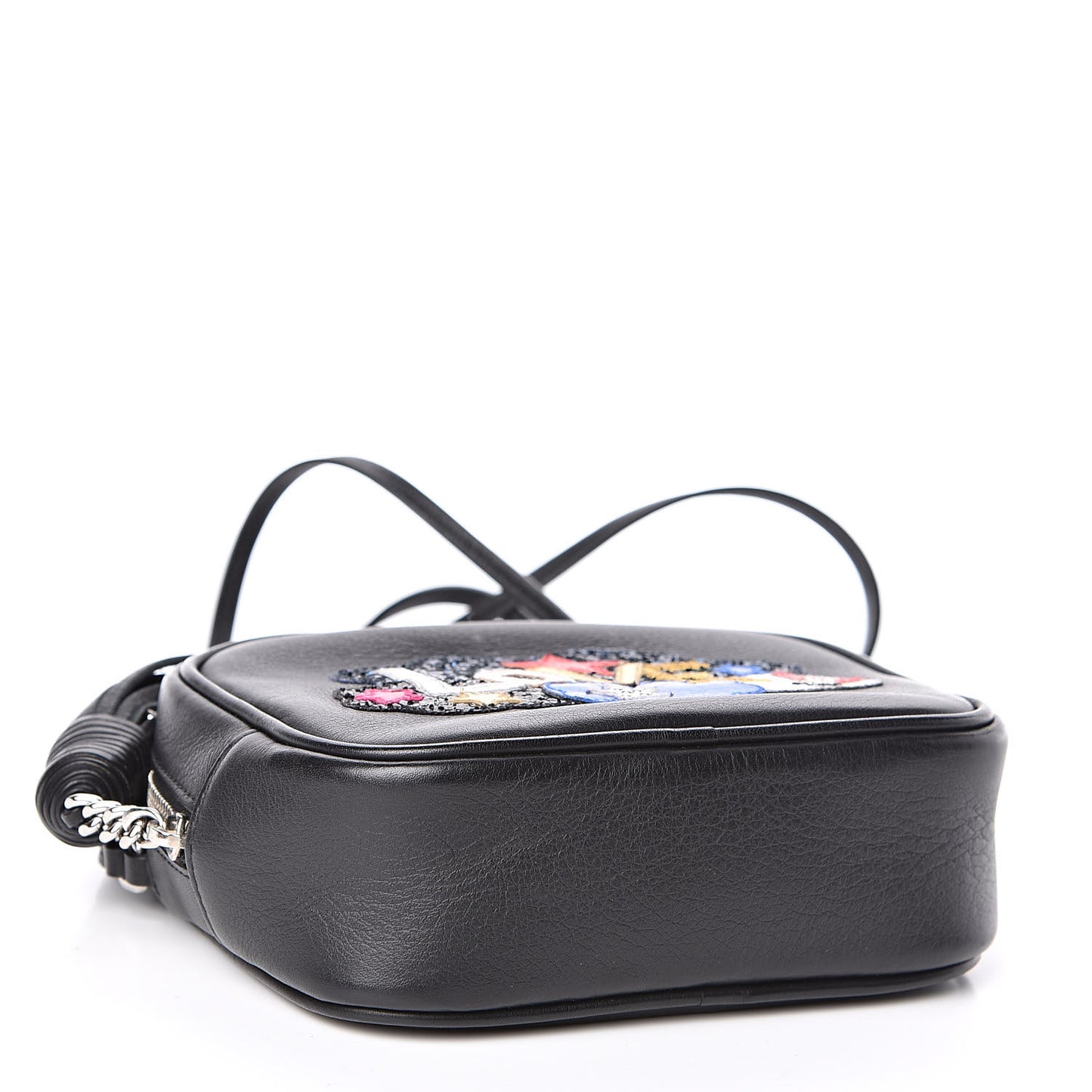 Calfskin Love Patchwork Blogger Bag Black