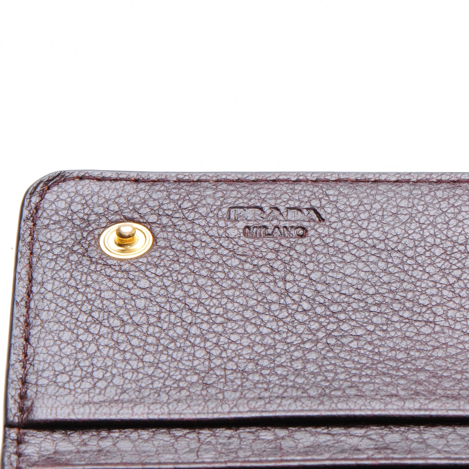 Prada Cervo Antik Metal Wallet Etrusco 6 of 9