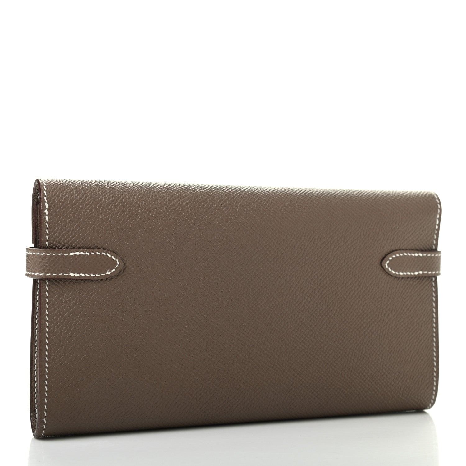 Hermes Epsom Kelly Longue Wallet Etoupe 3 of 7
