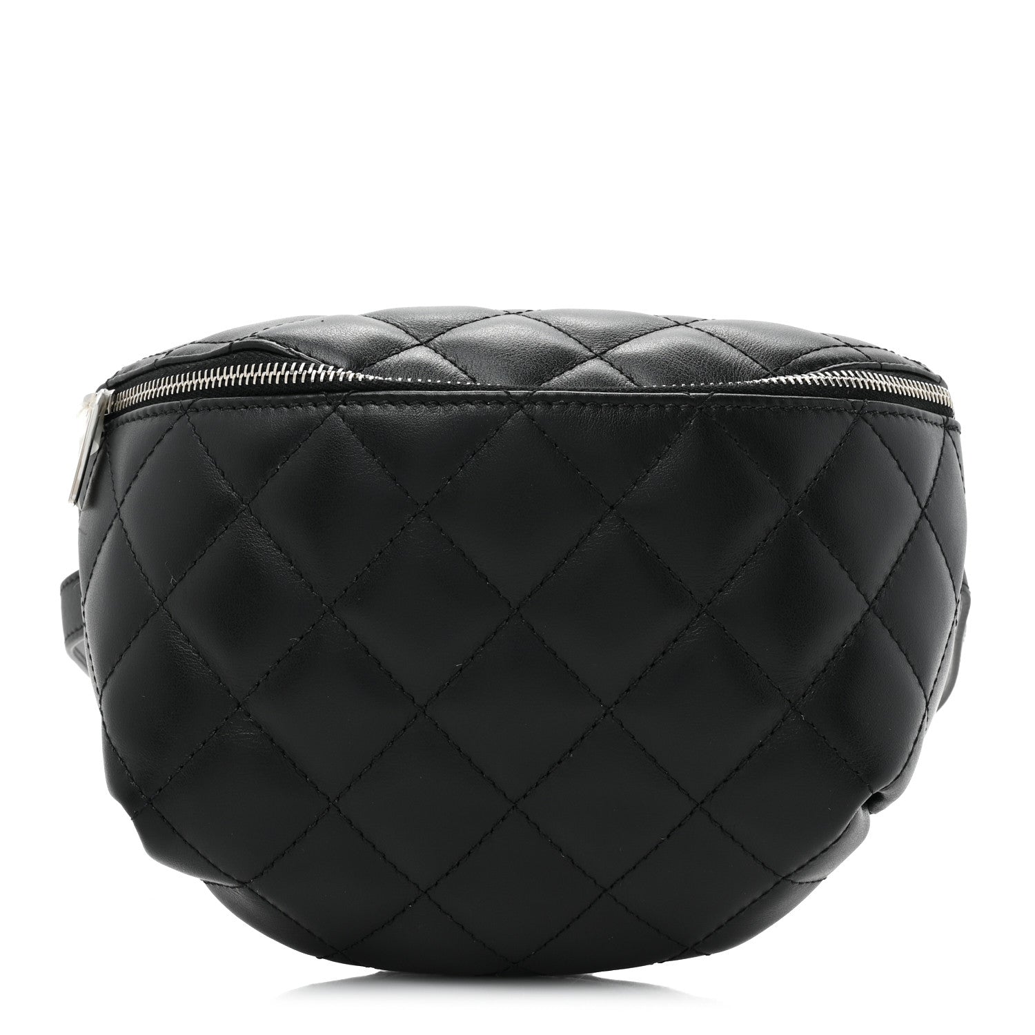 Chanel Calfskin Quilted Waist Belt Bag Black 1 of 11