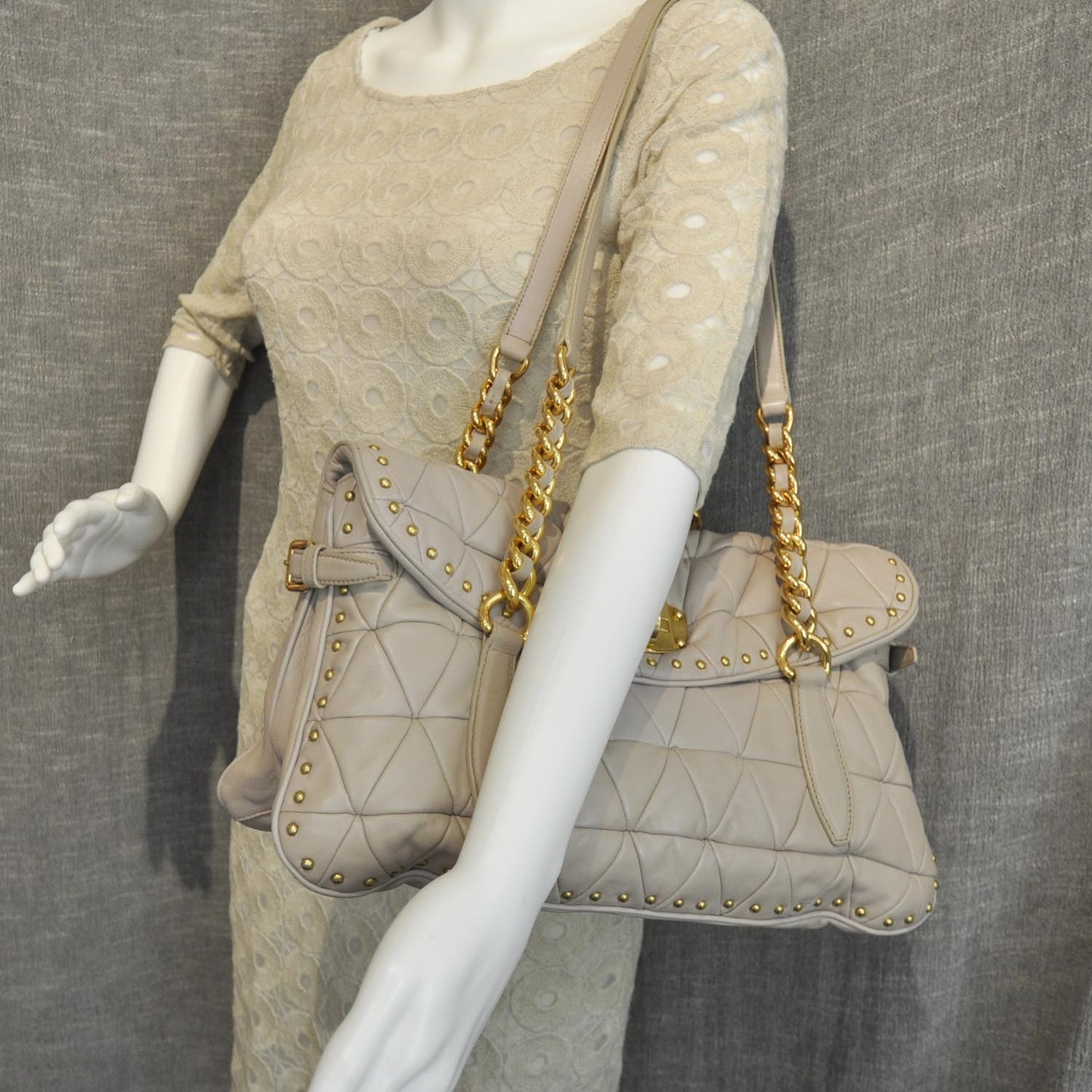 Nappa Shopping Pattina Shoulder Bag Calce