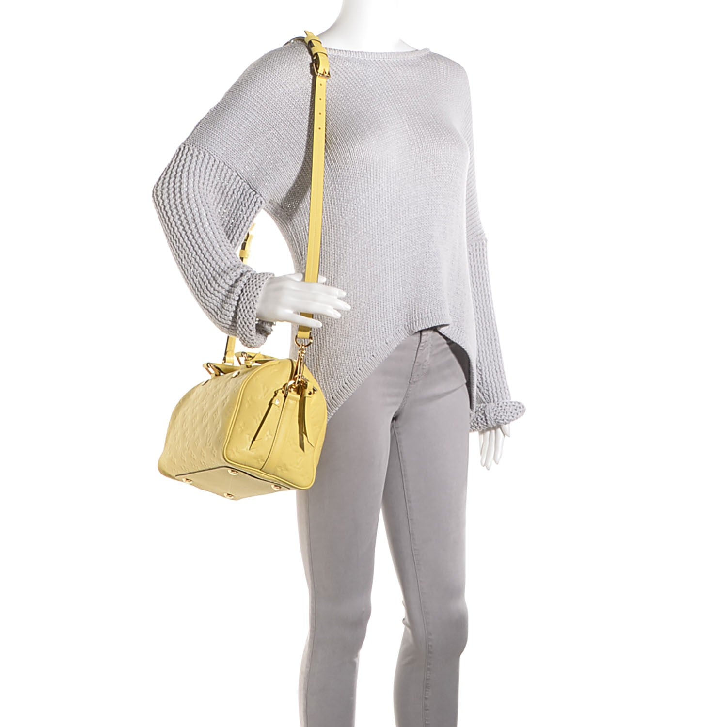 Louis Vuitton Empreinte Speedy Bandouliere 25 Citrine 2 of 7