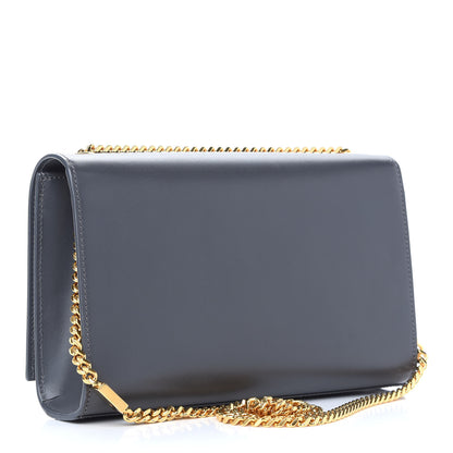 Saint Laurent SAINT LAURENT Smooth Calfskin Medium Classic Monogram Kate Tassel Satchel Grey 3 of 8