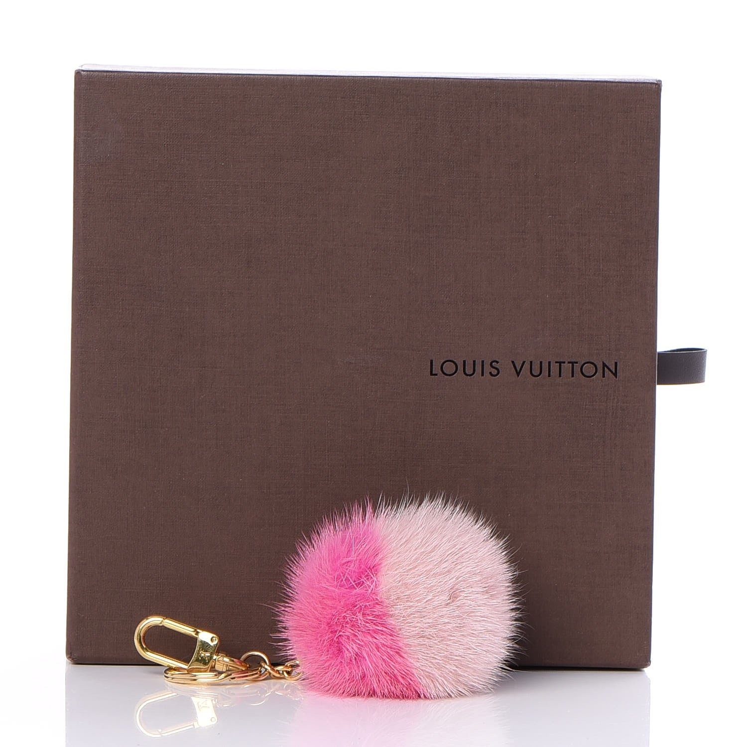 Louis Vuitton Mink Fluo Bubble Bag Charm Key Holder Pink 4 of 4
