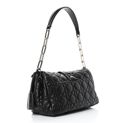 Christian Dior Lambskin Cannage New Lock Flap Black 2 of 5