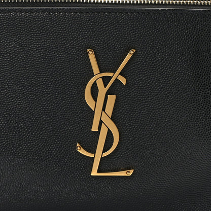 Saint Laurent Grain De Poudre Monogram Belt Bag Black 7 of 12
