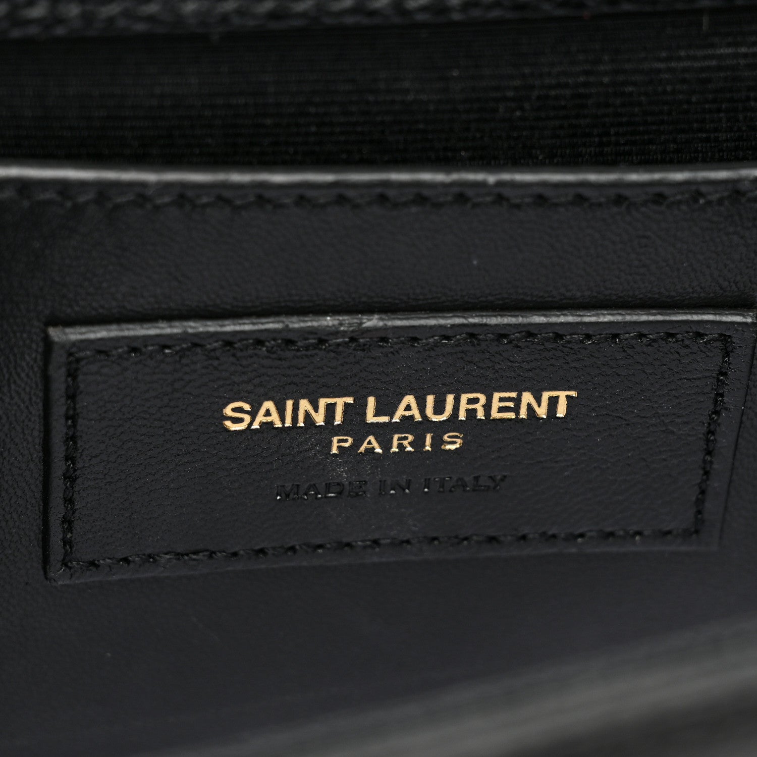 Saint Laurent Grain De Poudre Classic Monogram Kate Clutch Black 6 of 13
