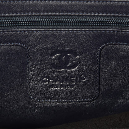 Chanel Metallic Lambskin Quilted Coco Cocoon Bowler Silver 6 of 7