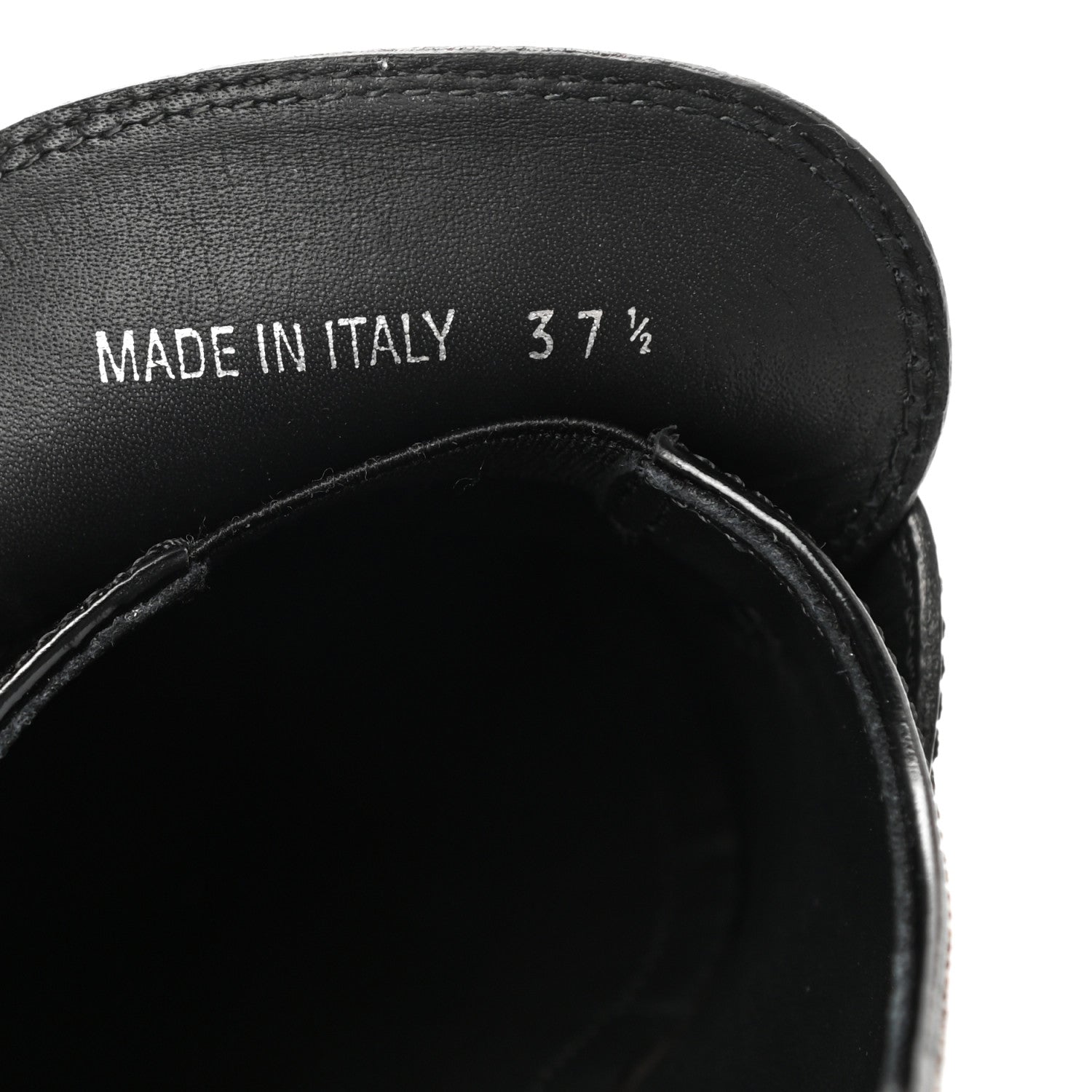 Prada Spazzolato Metal Triangle Logo 50mm Loafers 37.5 Black 8 of 9