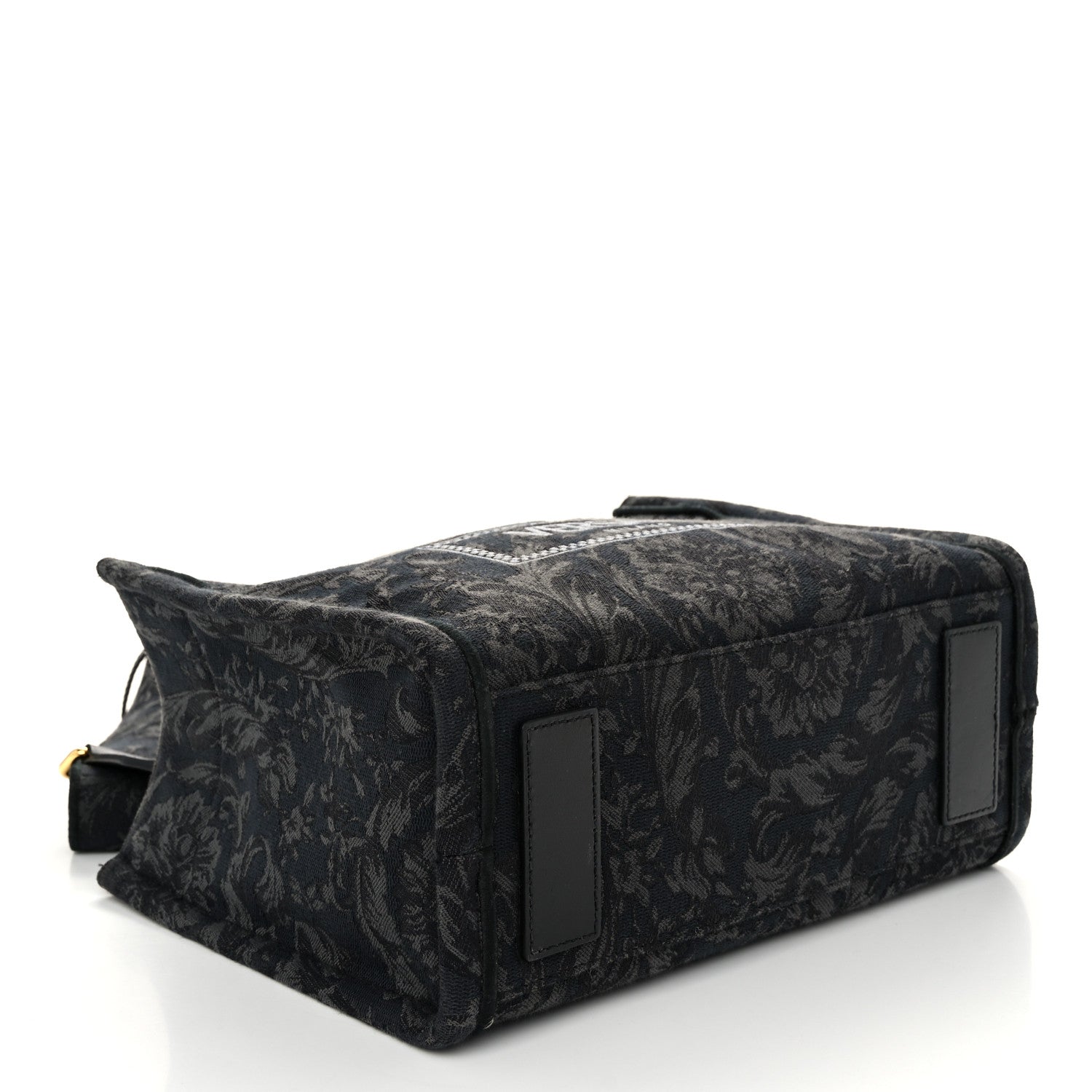 Versace Jacquard Barocco Small Athena Tote Black 4 of 12