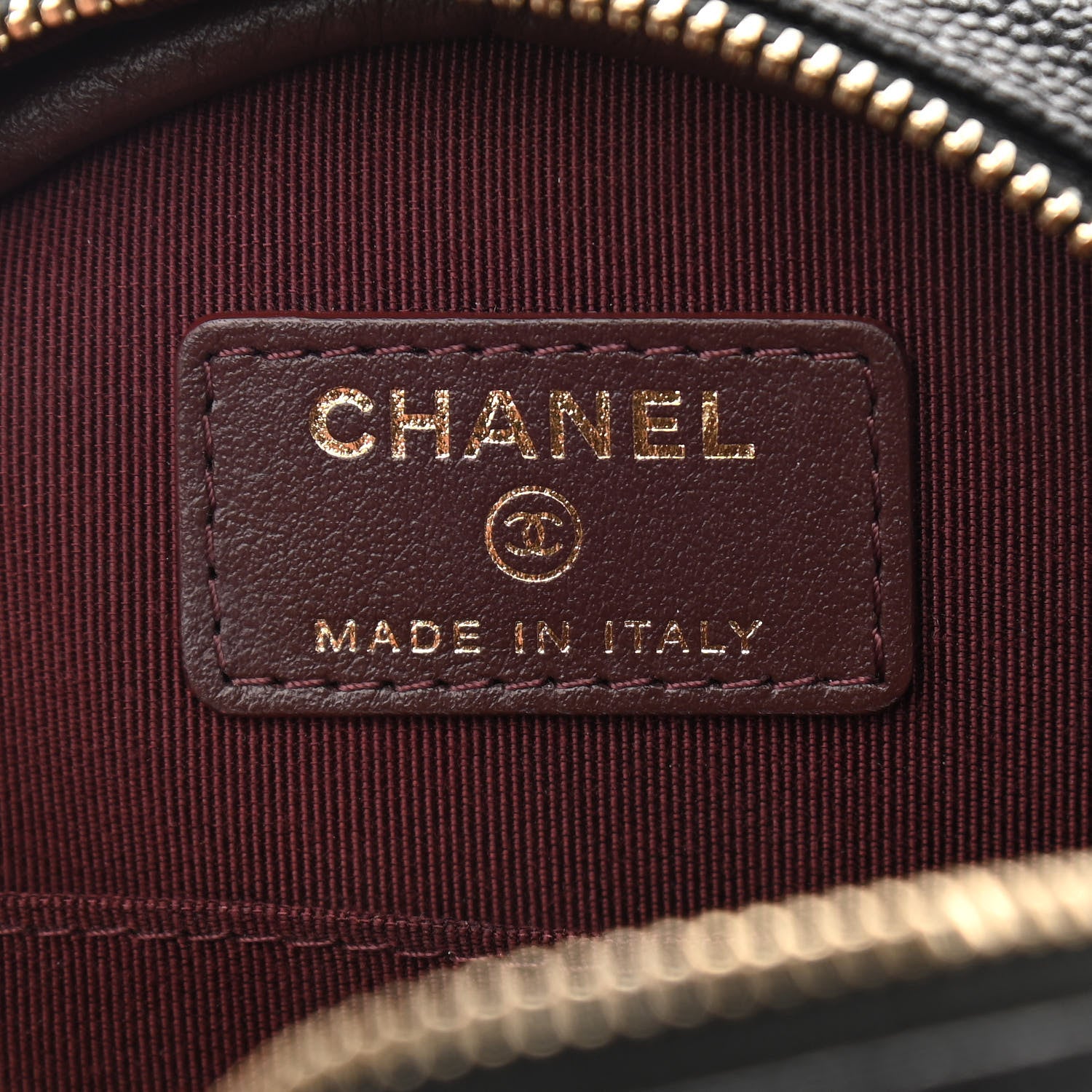 Chanel Caviar Quilted Round Clutch With Chain Black 6 of 12