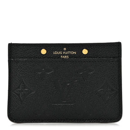Louis Vuitton Empreinte Card Holder Black 1 of 7