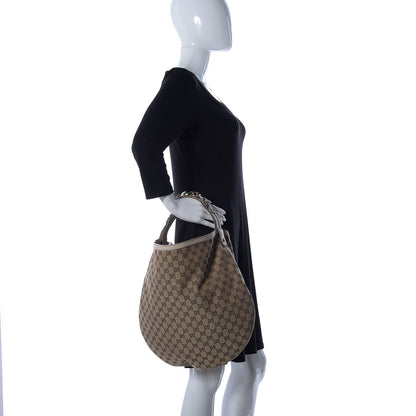 Gucci Monogram Large Wave Hobo Off White 2 of 14