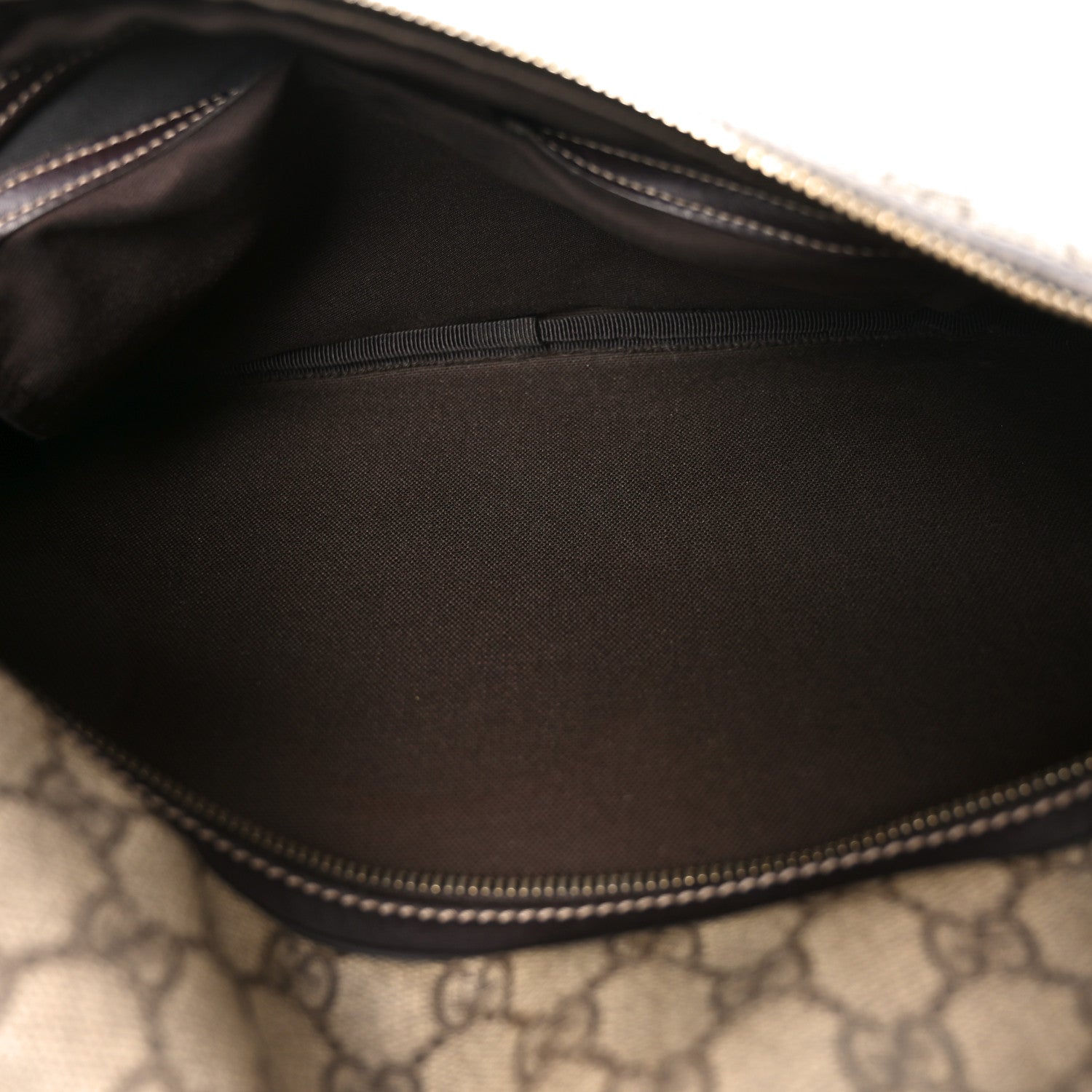 Gucci GG Supreme Monogram Belt Bag Dark Brown 5 of 10