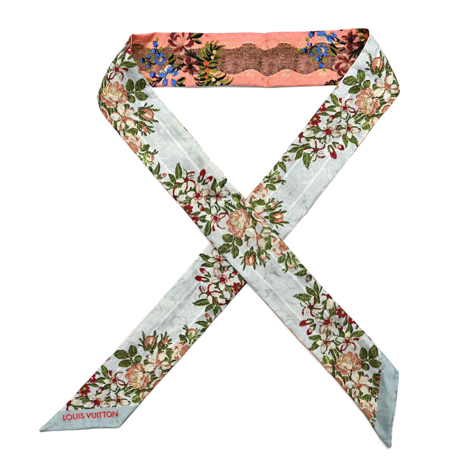 Louis Vuitton Silk Monogram Flowers XVIII BB Bandeau 1 of 4