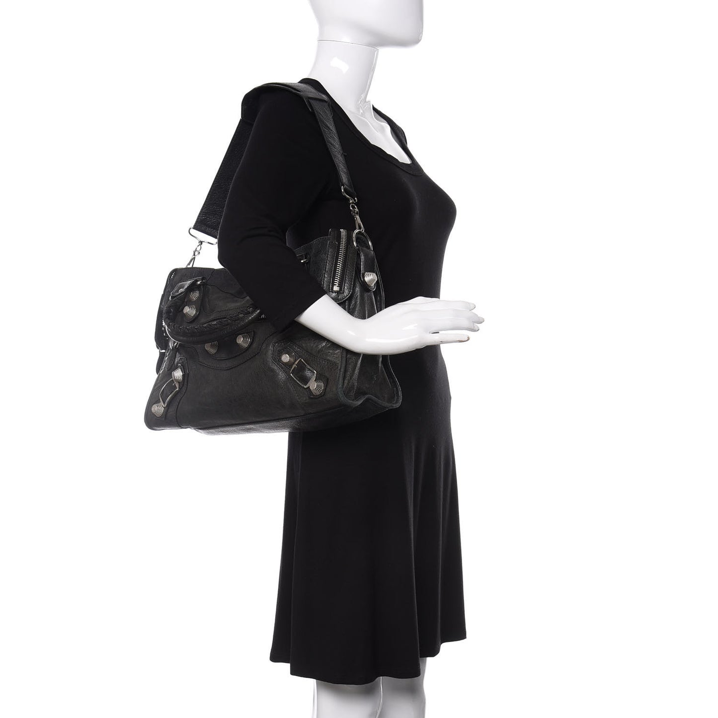 Agneau Giant 21 Silver Hardware City Black