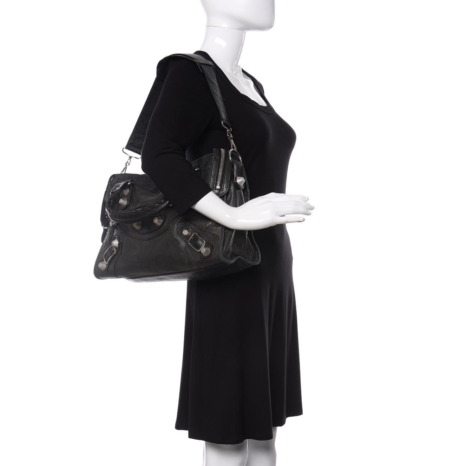 Balenciaga Agneau Giant 21 Silver Hardware City Black 2 of 13
