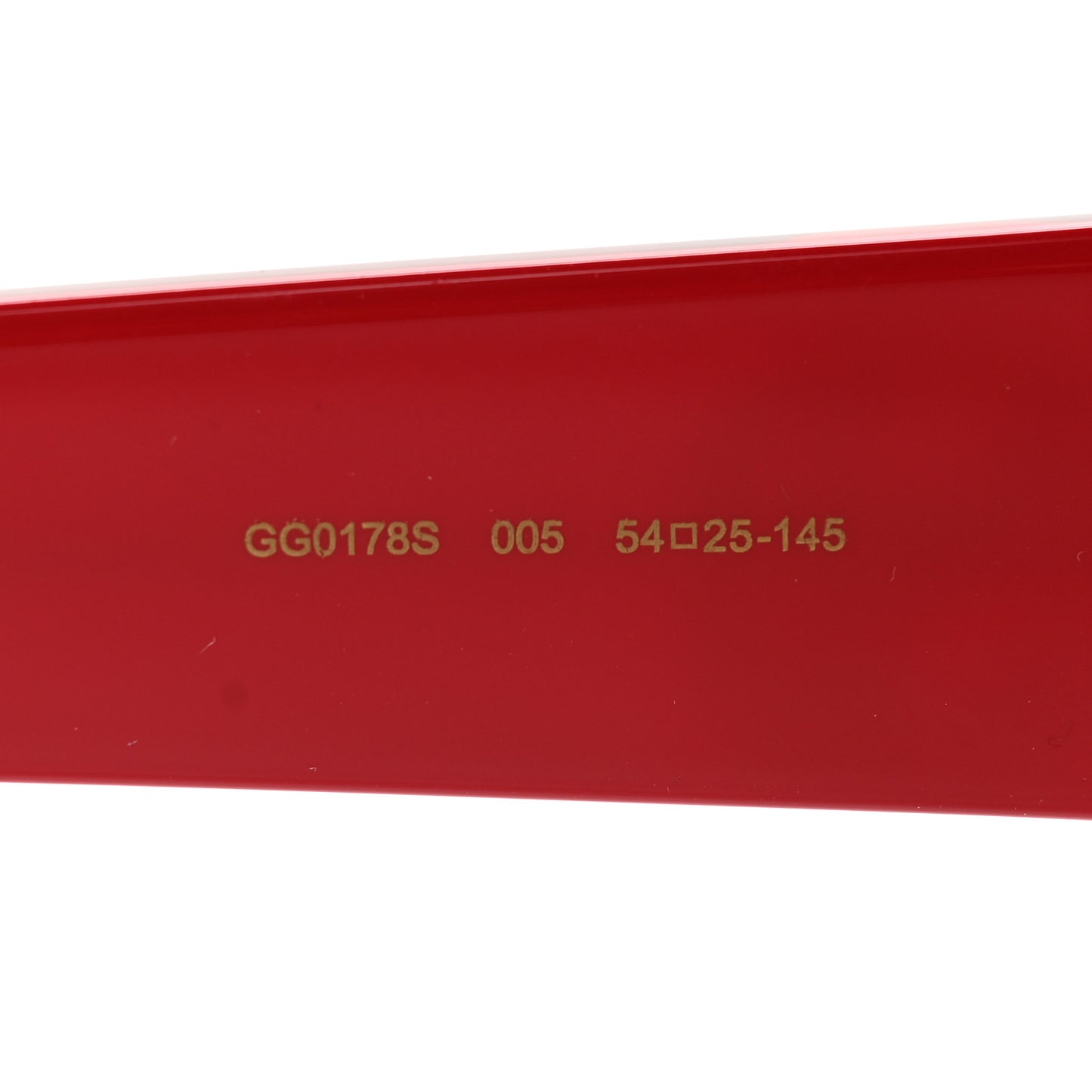 Square Web Frame GG0178S Sunglasses Red