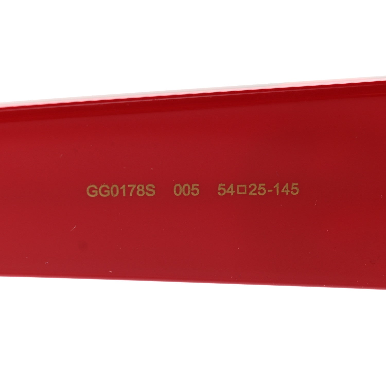 Gucci Square Web Frame GG0178S Sunglasses Red 5 of 7