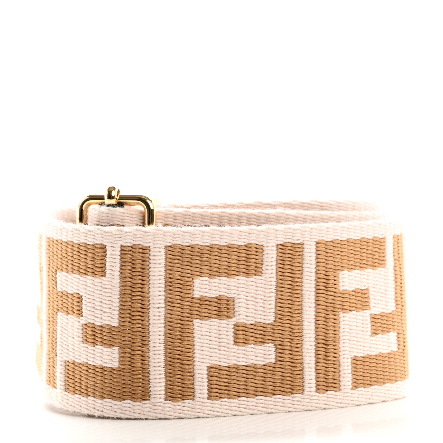 Ribbon Vitello King FF 1974 Adjustable Strap You Poudre Cuoio Miele Scuro