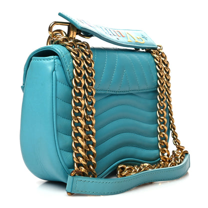 Louis Vuitton Calfskin New Wave Chain PM Malibu Green 3 of 14