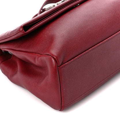Saint Laurent Grain De Poudre Medium West Hollywood Monogram Fold-Over Palissandre 11 of 16