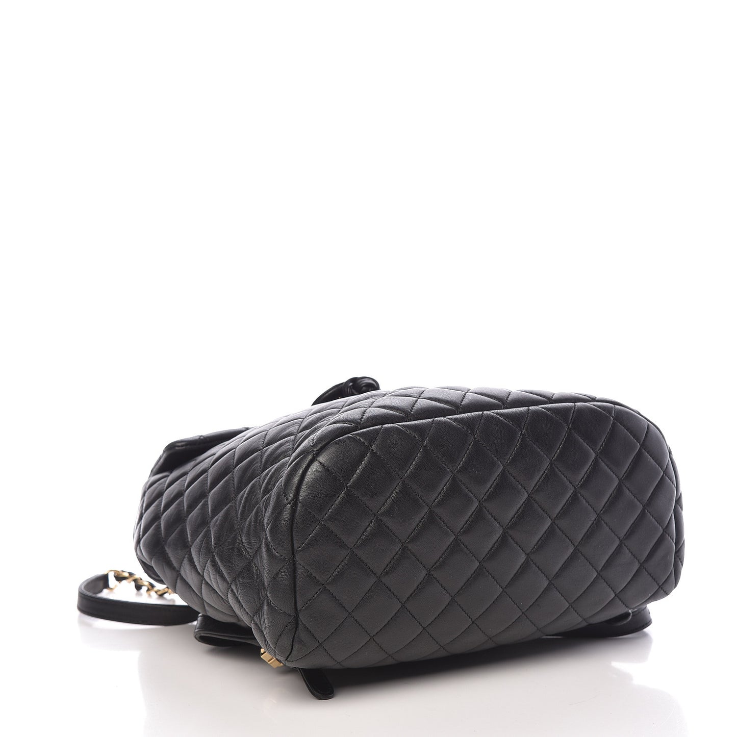 Lambskin Quilted Large Urban Spirit Backpack Black