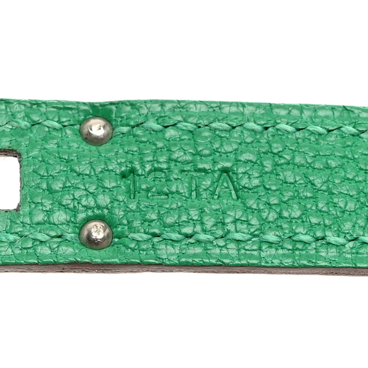 Hermes Chevre Mysore Kelly Longue Wallet Menthe 7 of 8