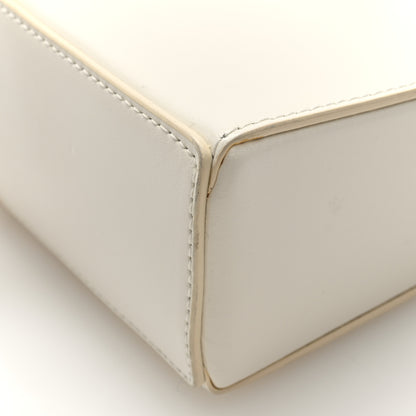 Givenchy Box Calfskin Mini Cut Out Shoulder Bag Ivory 10 of 10