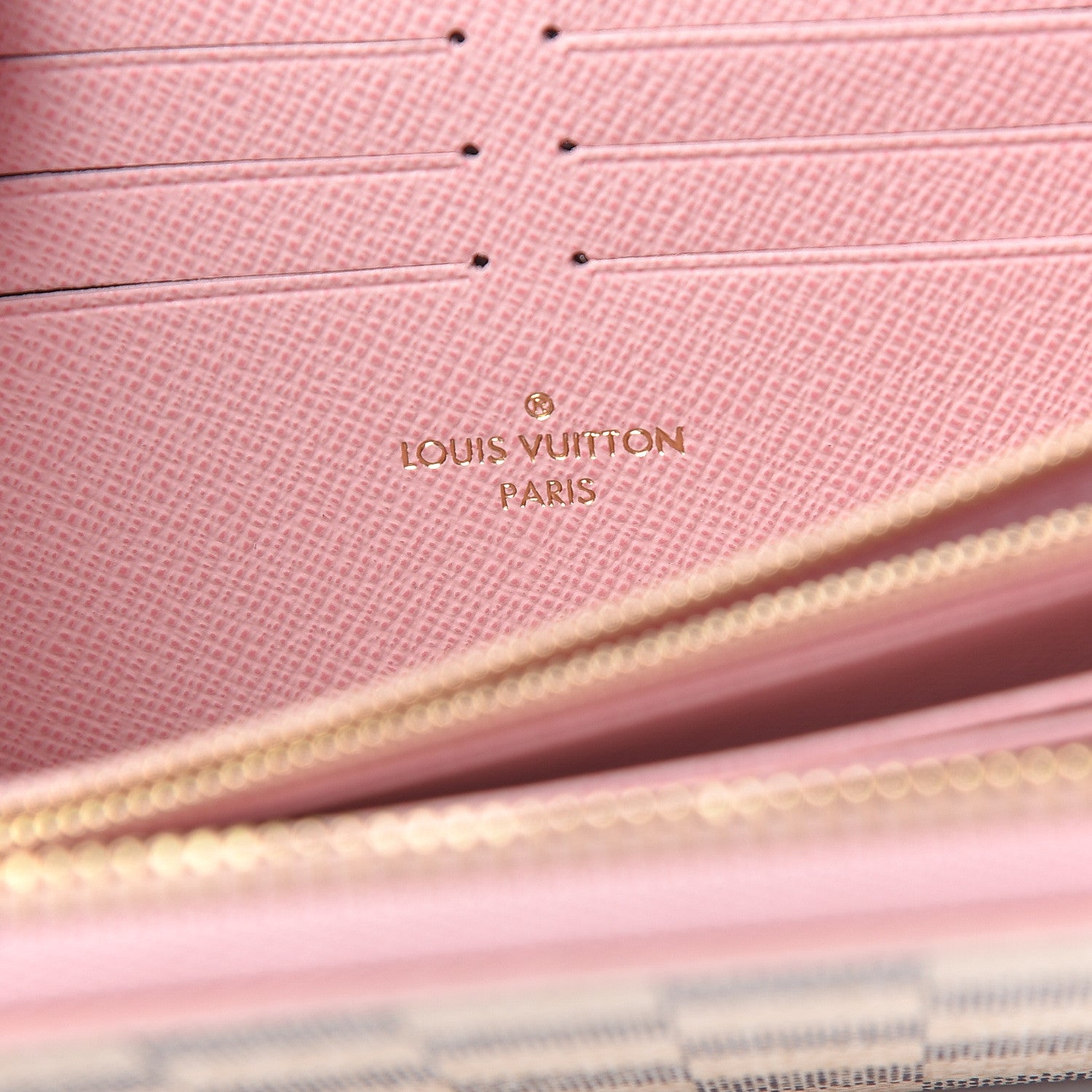 Louis Vuitton Damier Azur Zippy Wallet Rose Ballerine 6 of 8
