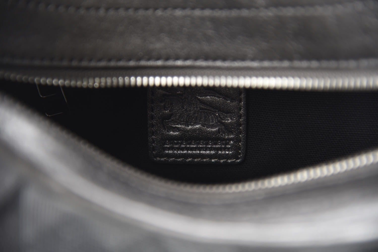 Burberry Shimmer Check Small Brooklyn Hobo Grey 8 of 9