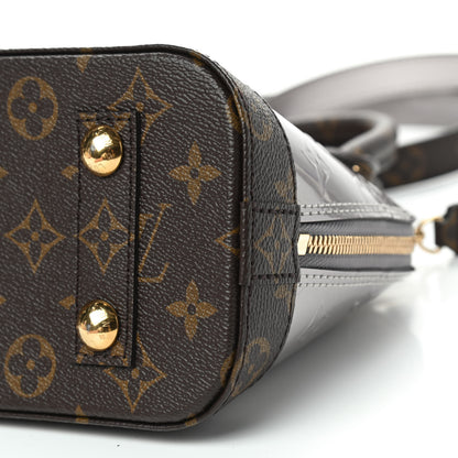 Louis Vuitton Vernis Monogram Alma BB Taupe Metallise 7 of 8