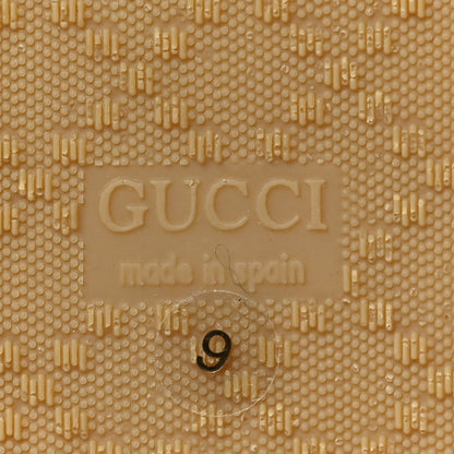 Gucci Monogram Miro Soft Calfskin Mens Espadrilles 9 Beige Blue 6 of 8