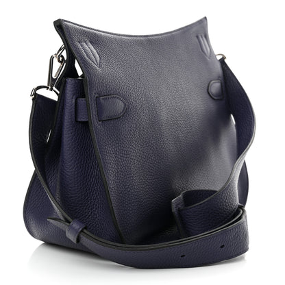 Hermes Taurillon Clemence Jypsiere 31 Bleu Encre 2 of 13