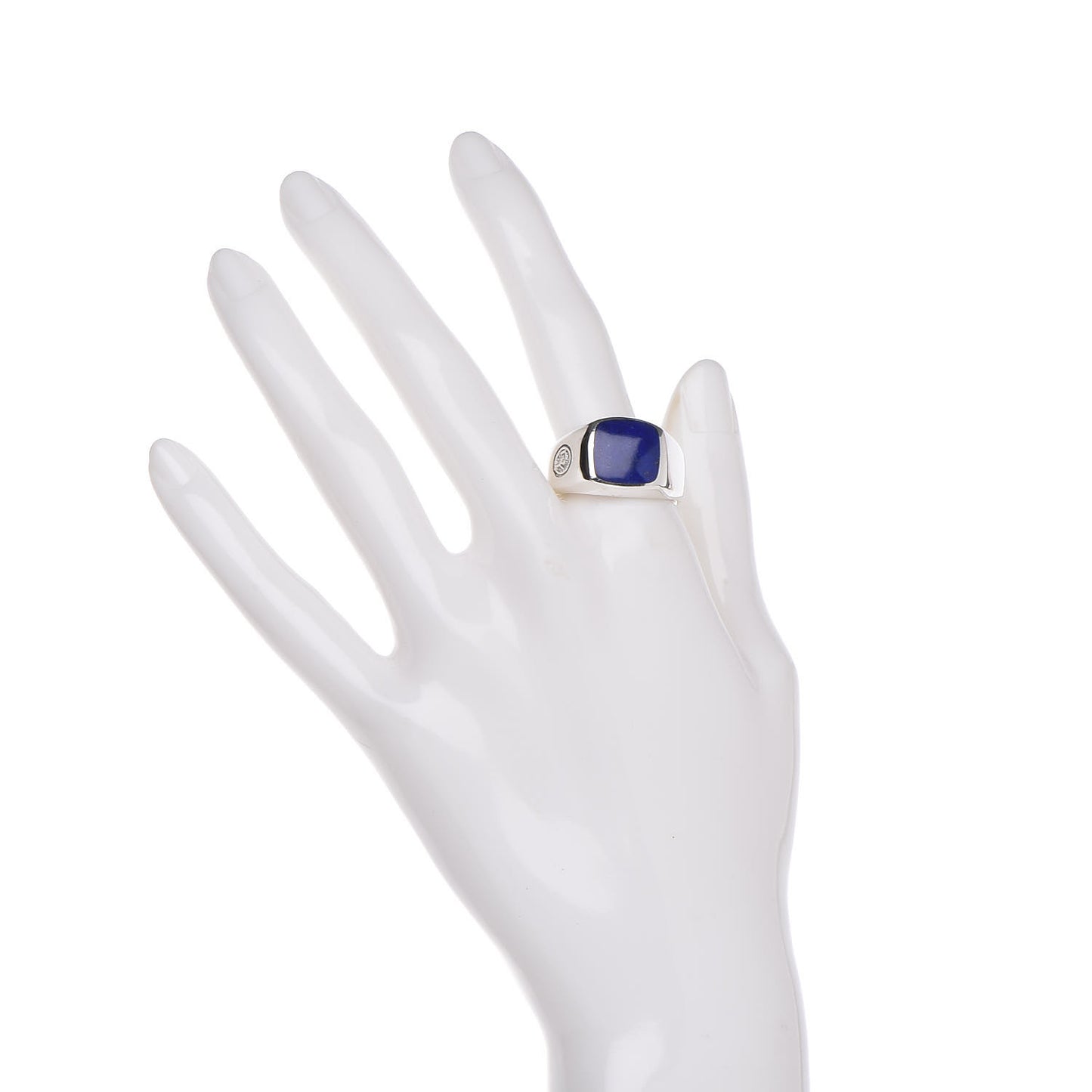 Sterling Silver Lapis Signet Ring 64 11