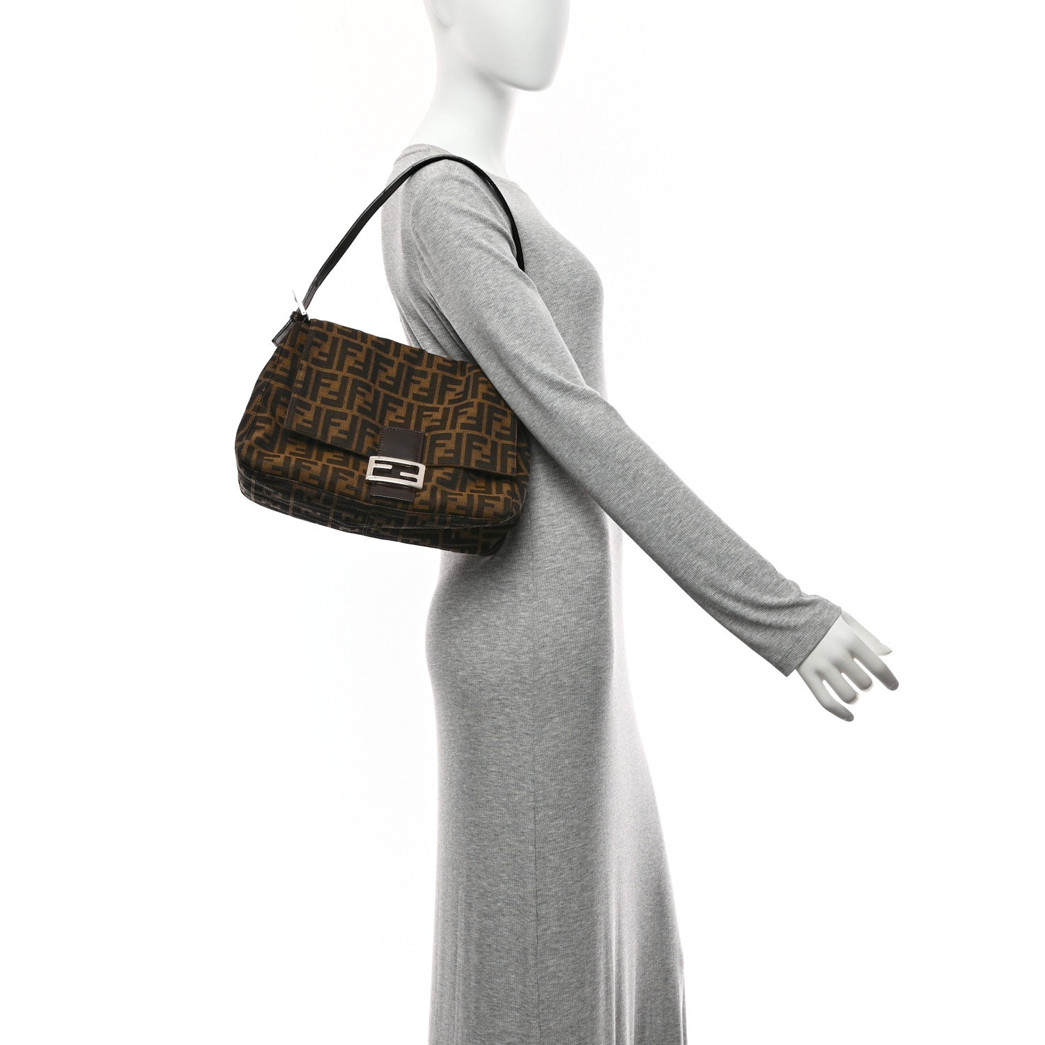 Fendi Zucca Mama Baguette Tobacco 2 of 10