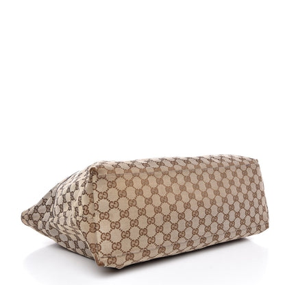 Gucci Monogram Web Large Diaper Tote Brown 4 of 18