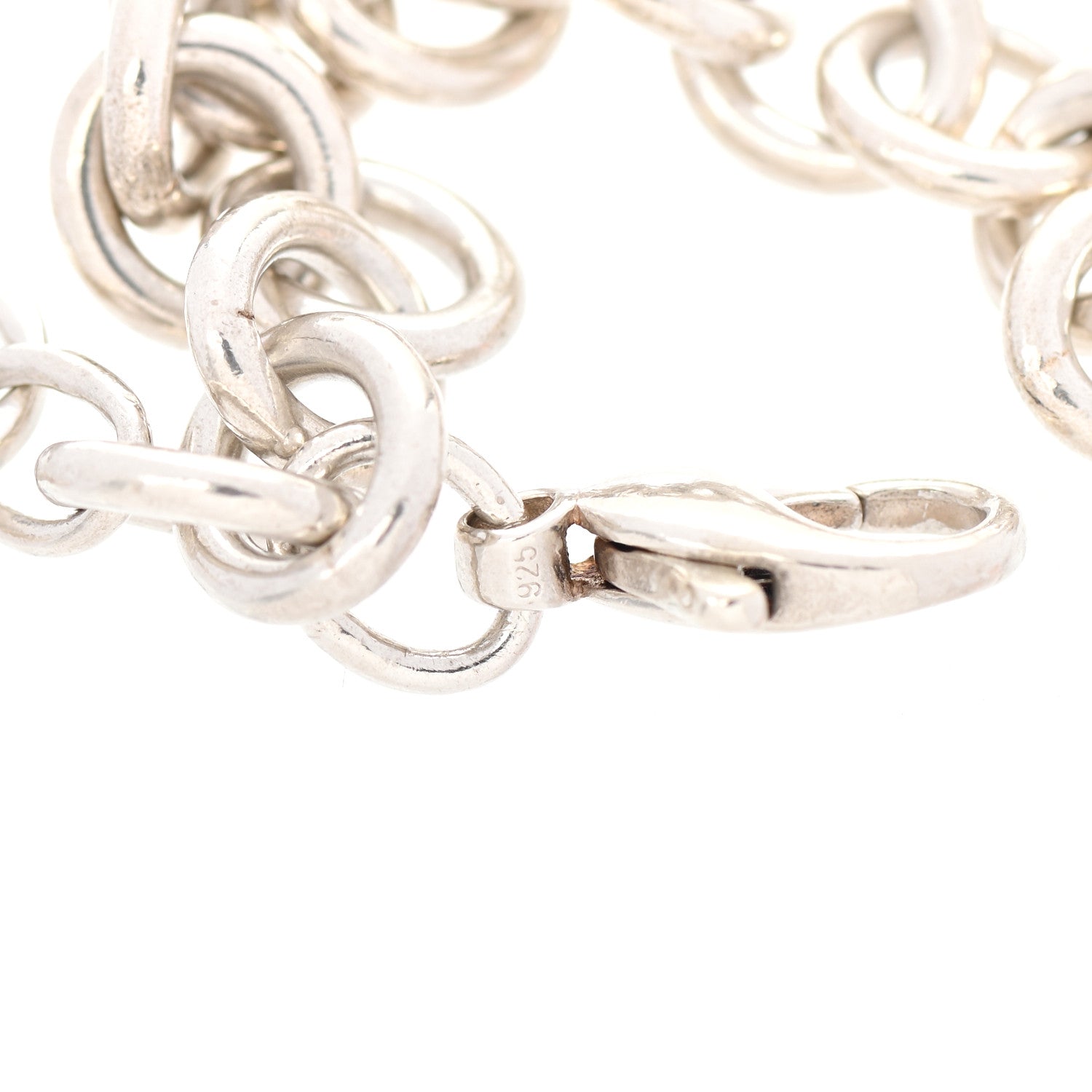 Tiffany Sterling Silver Heart Tag Charm Bracelet 5 of 5
