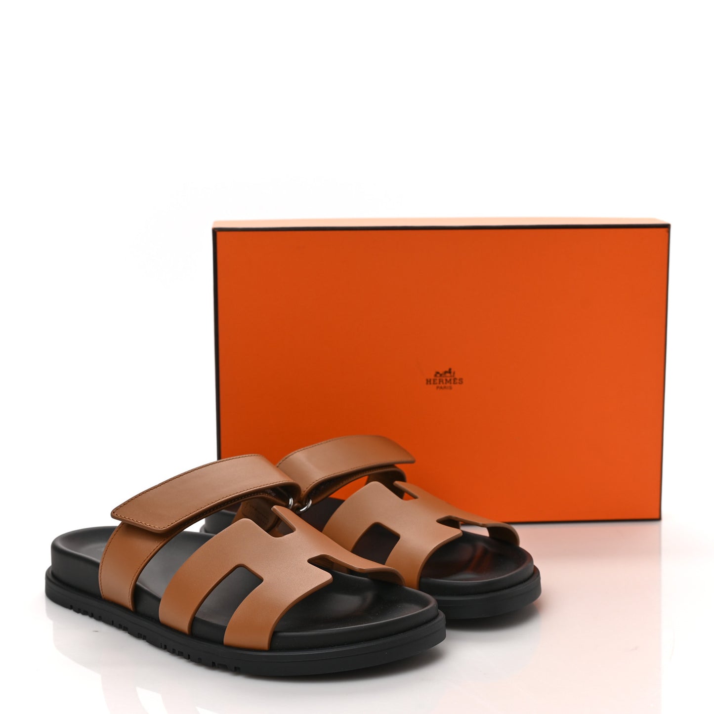 Calfskin Womens Chypre Sandals 38.5 Naturel