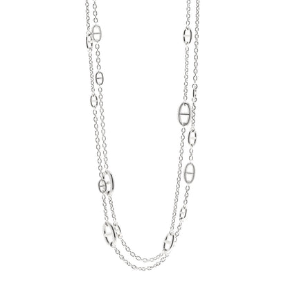 Hermes Sterling Silver Farandole Necklace 160 1 of 6