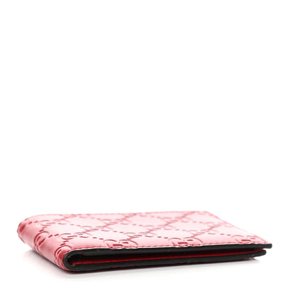 Gucci Guccissima Bi-Fold Wallet Red 4 of 9