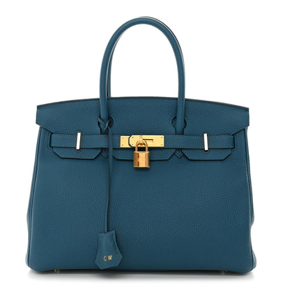 Hermes Togo Birkin 30 Cobalt 1 of 12