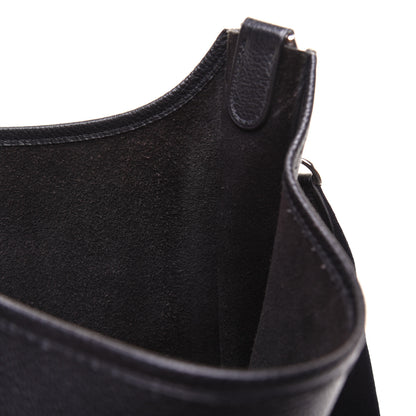 Hermes Taurillon Clemence Evelyne PM Black 11 of 16