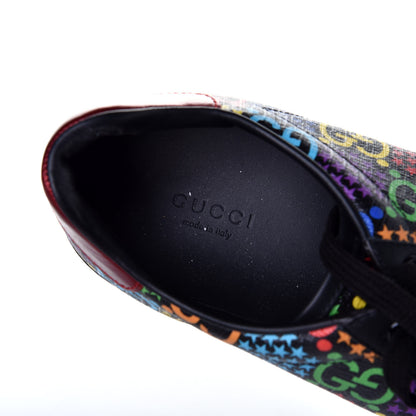 Gucci GG Supreme Monogram Psychedelic Ace Sneakers 41 Black Multicolor 7 of 8