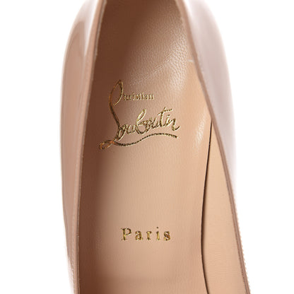 Christian Louboutin Patent Simple 100 Pumps 39.5 Nude 7 of 7