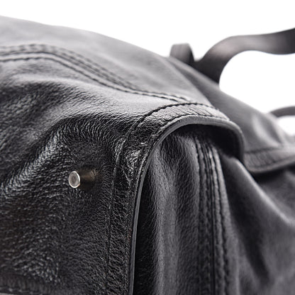 Burberry Calfskin Chain Satchel Black 11 of 14